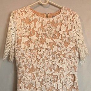 Asos white lace dress